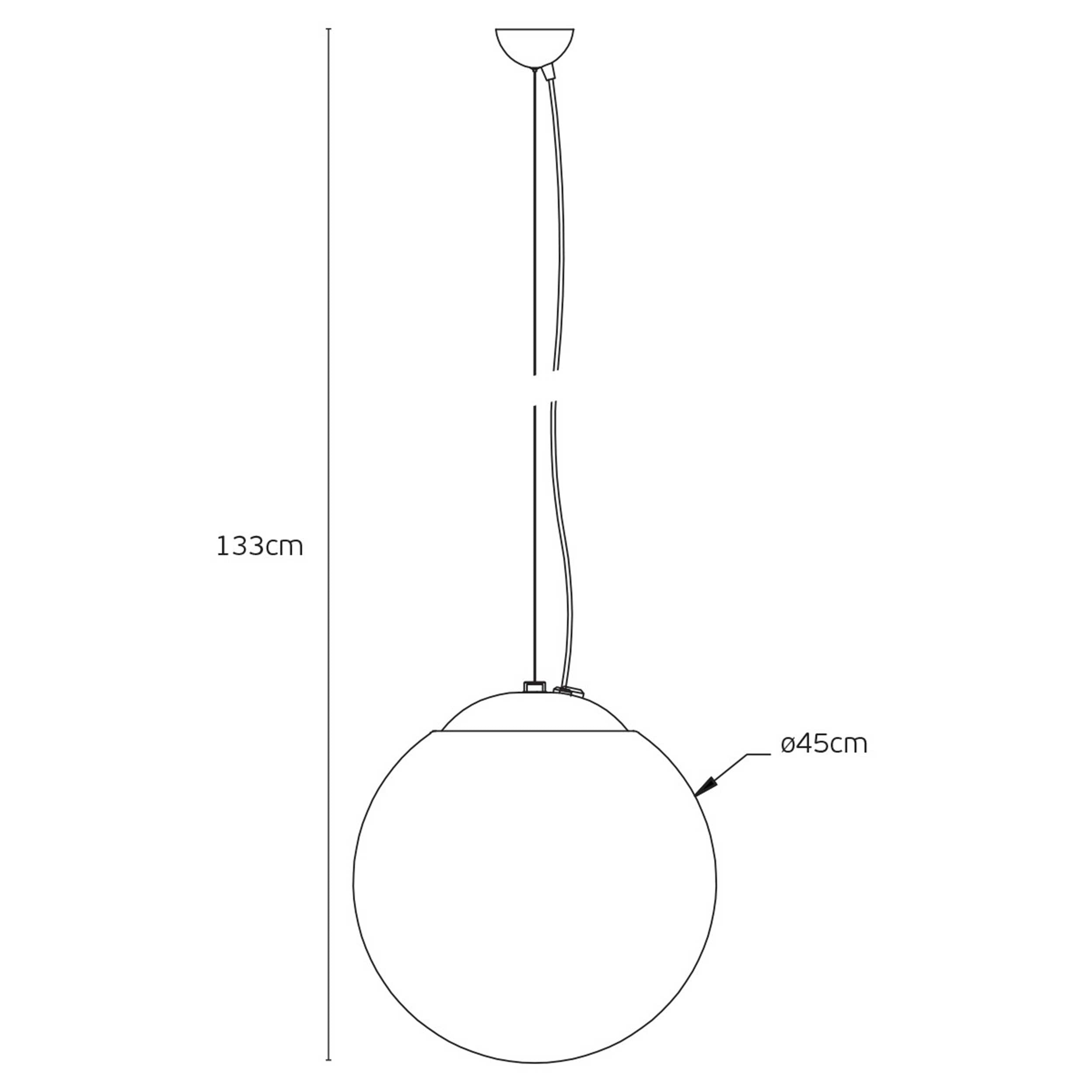 VK Light Bala LED függesztett lámpa IP54