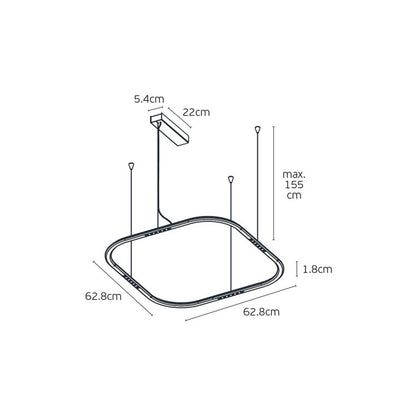 VK Light Core LED függesztett lámpa