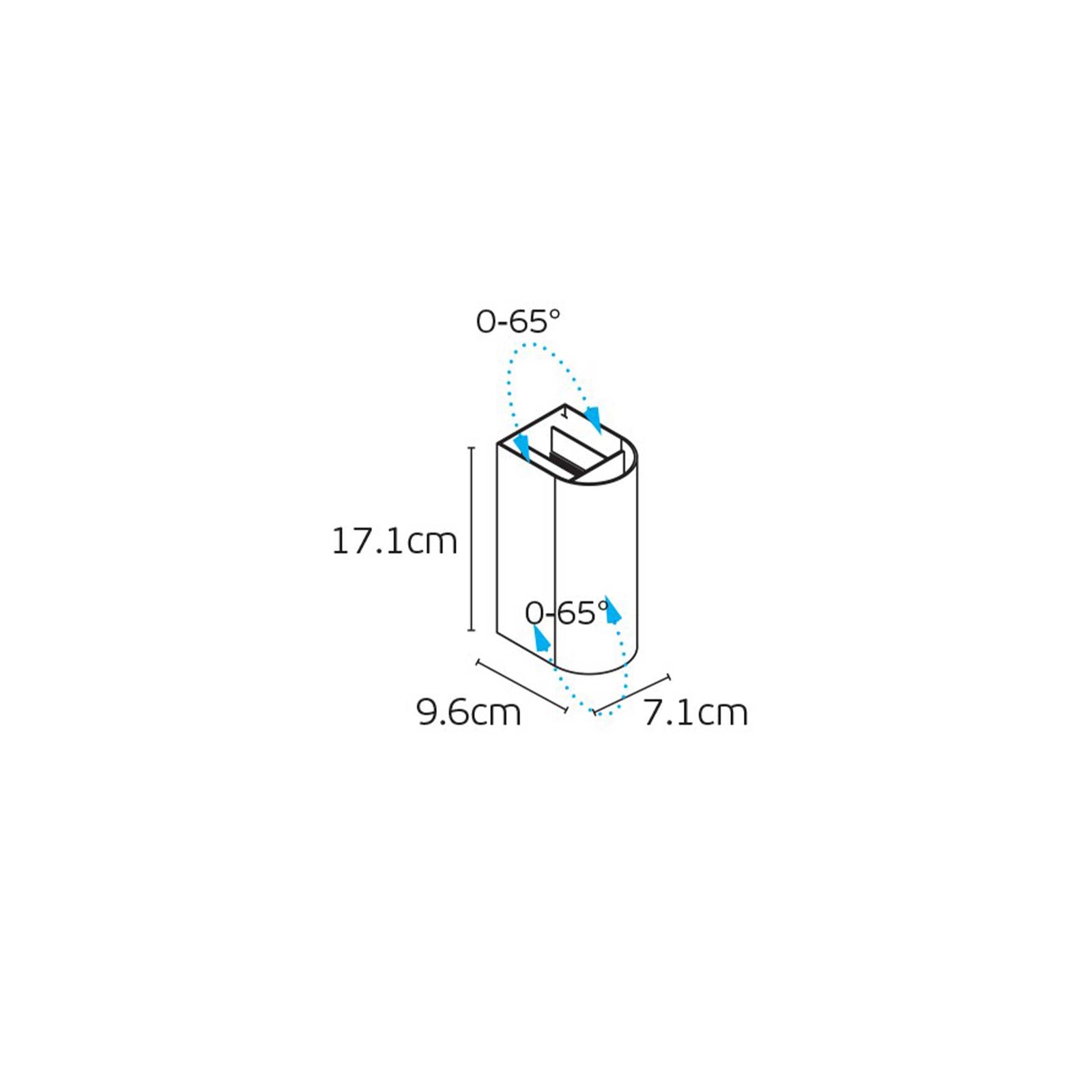 VK Light Tod LED fali lámpa IP65