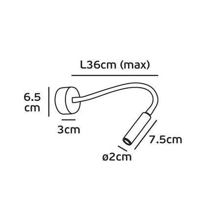 VK Light Jak LED fali lámpa