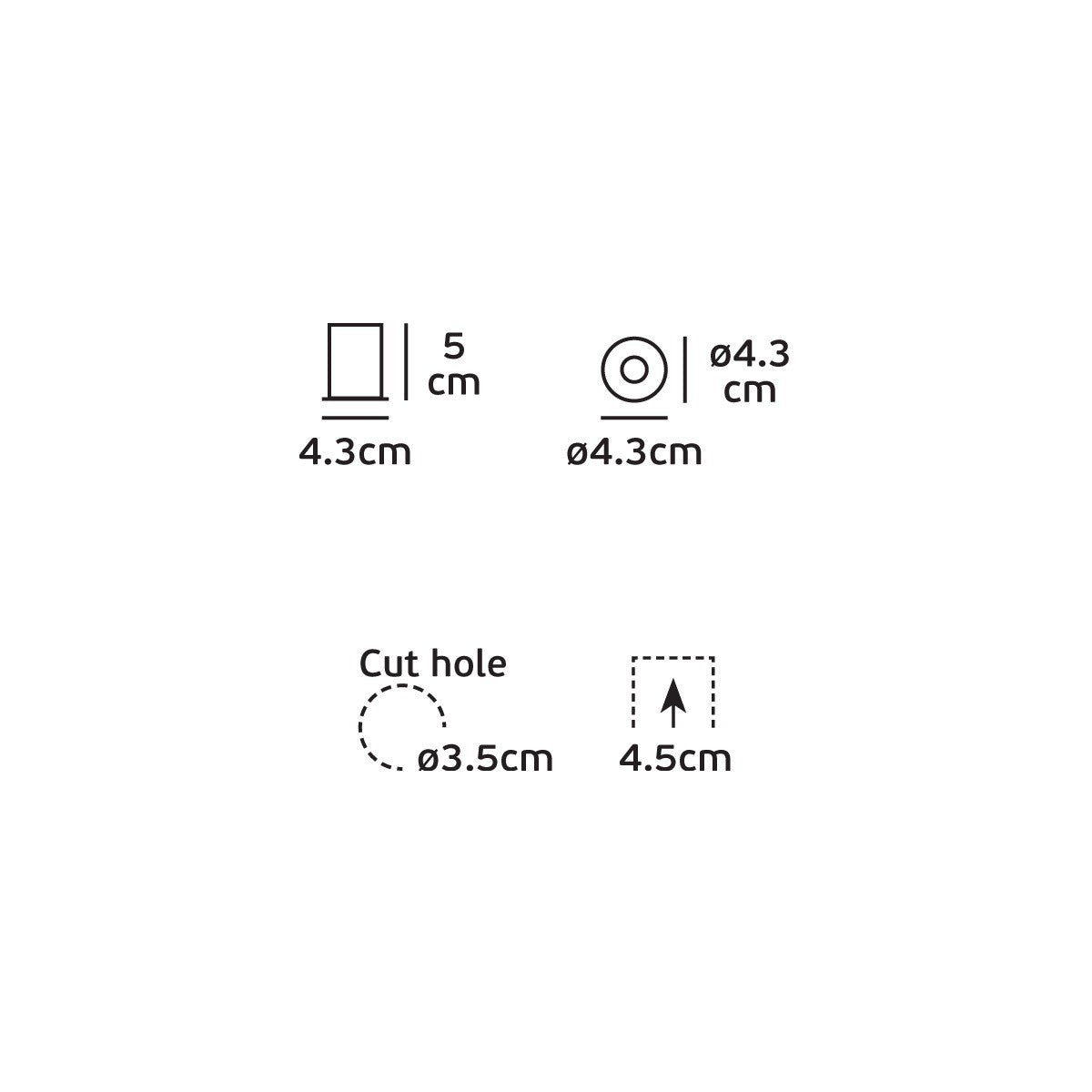 VK Light Bloc Zoom LED állítható süllyesztett lámpatest 15°–24°