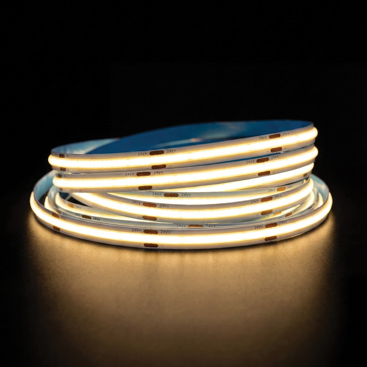 COB LED-szalag 24 V, CRI90, IP20, 3000 K/4000 K, szabályozható (5 m)