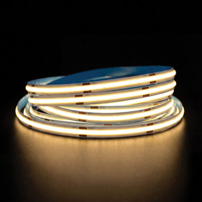 LED COB szalag 24 V, CRI 90, IP65, 3000 K, szabályozható (5 m)