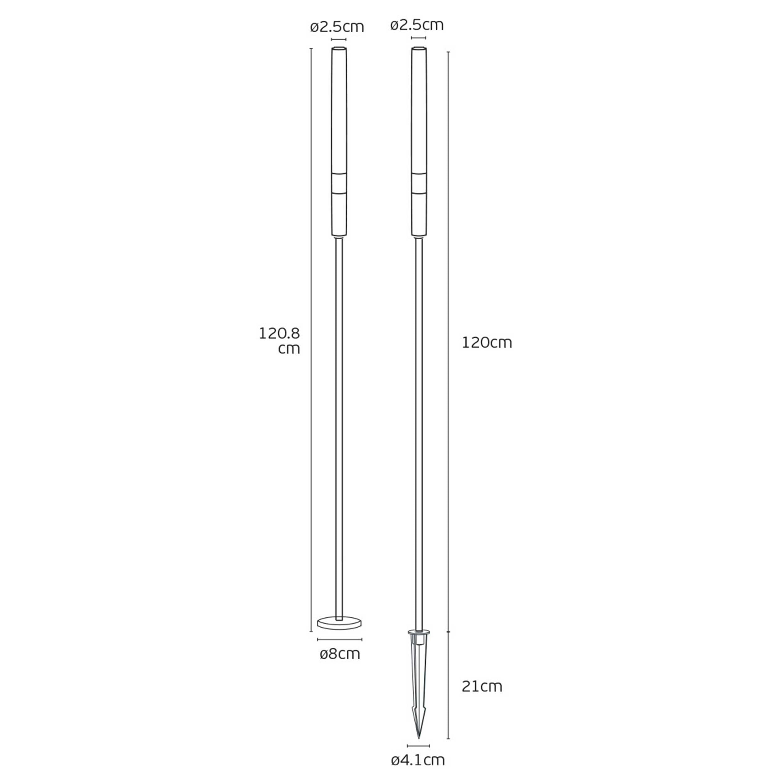 VK Light Mim LED oszloplámpa IP65