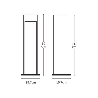 VK Light Natu II LED kültéri oszloplámpa IP65