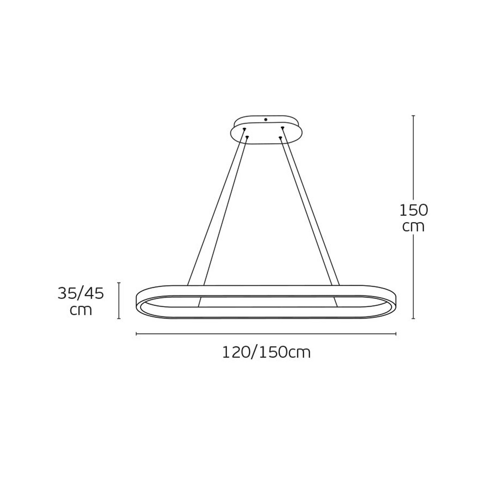 Nova Luce Stellar LED fali lámpa
