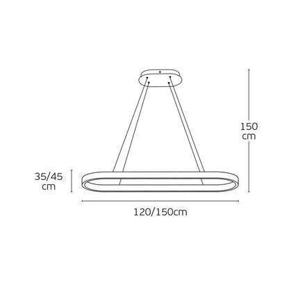 Nova Luce Stellar LED fali lámpa