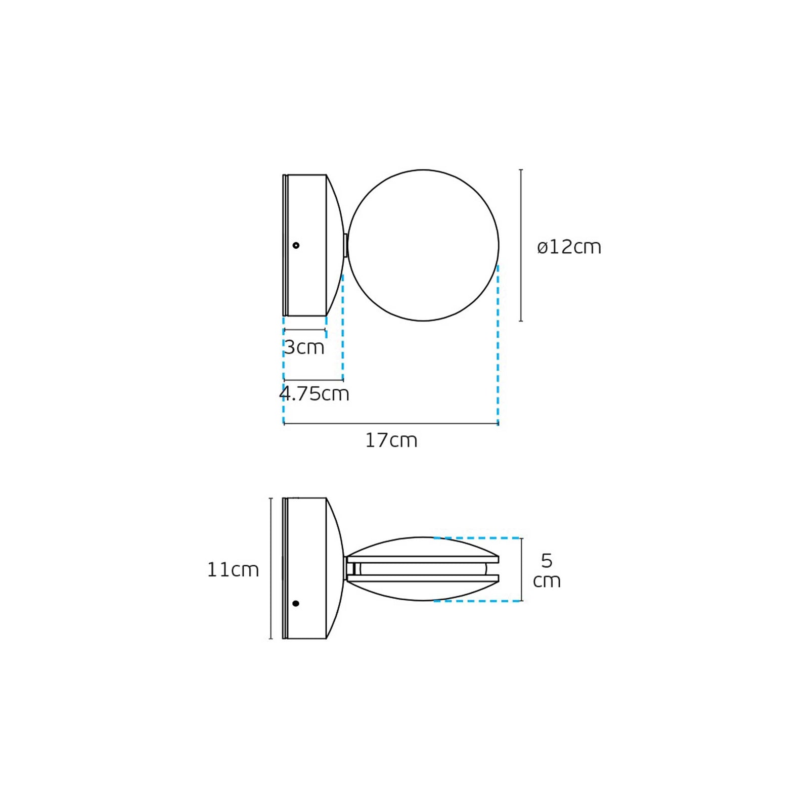 VK Light Pint LED fali lámpa IP54