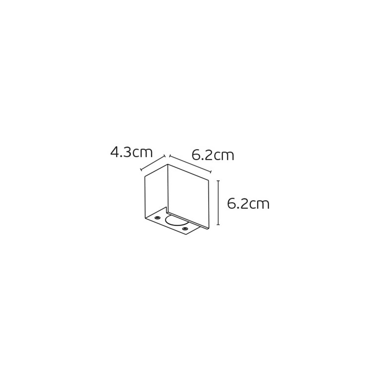 VK Light Pit LED falilámpa, IP65, négyszögletes