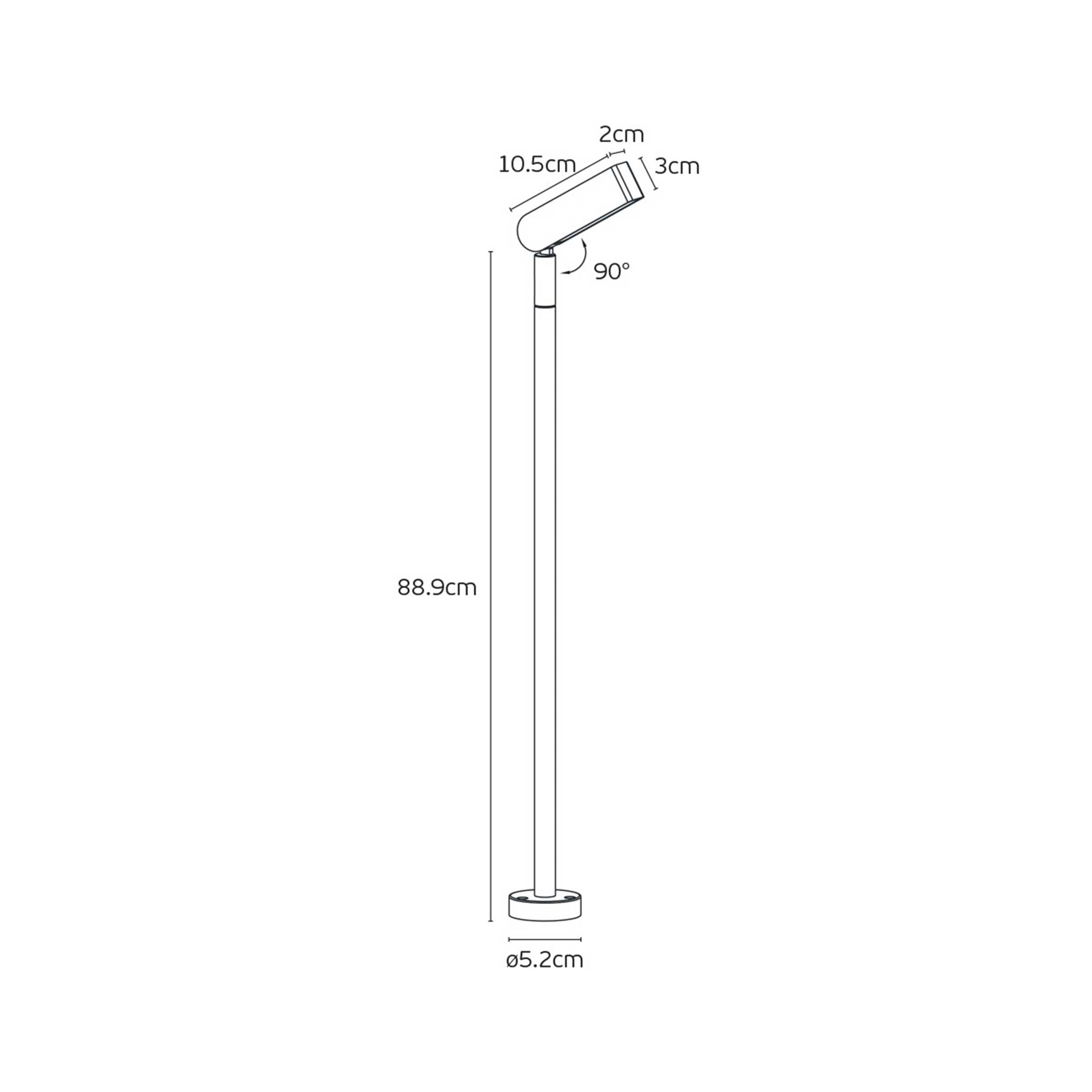 VK Light Robi LED oszloplámpa IP65