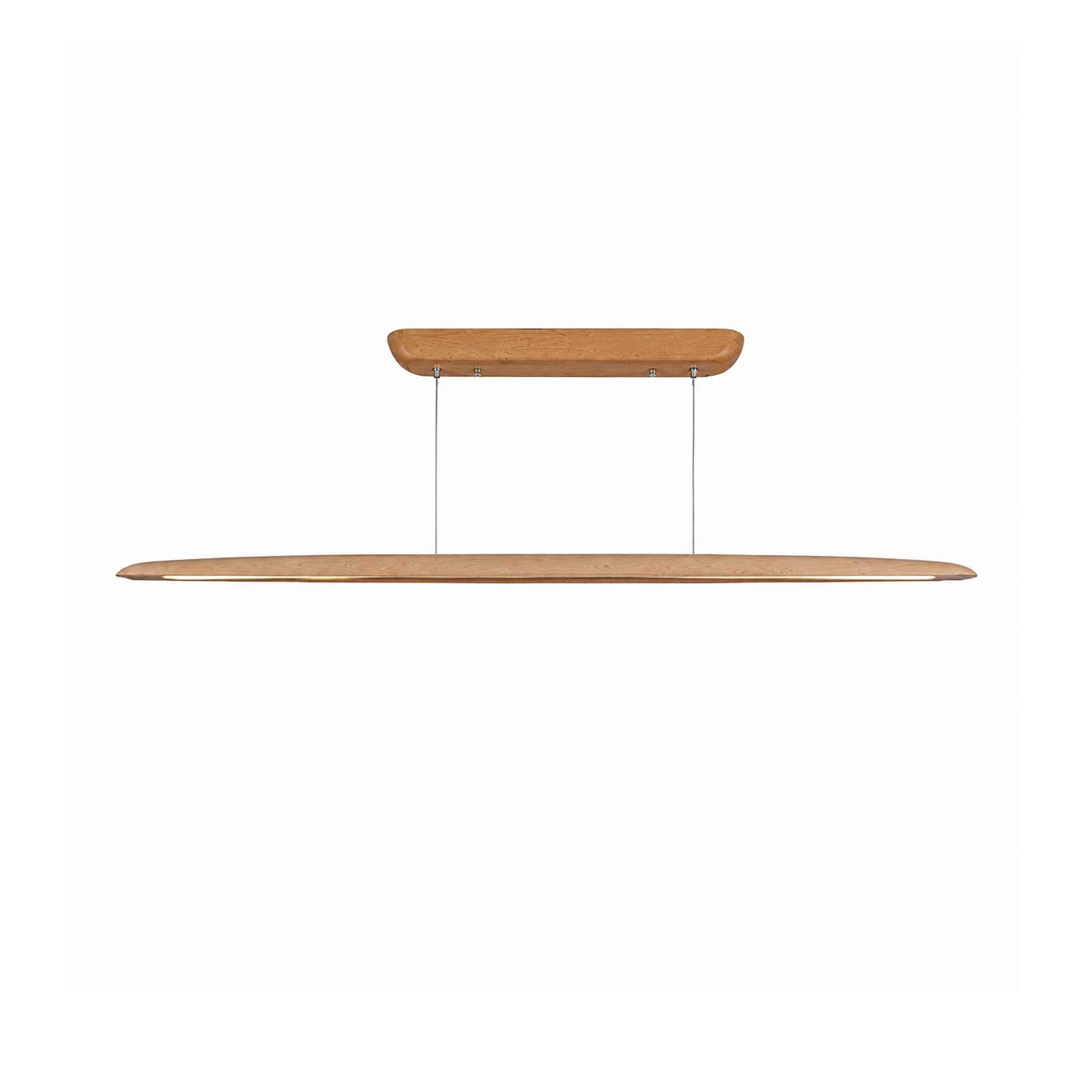 VK Light Woody LED függesztett, lekerekített, fa vonalvilágító