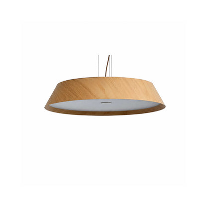 VK Light Woody LED függesztett, kerek, fa lámpa