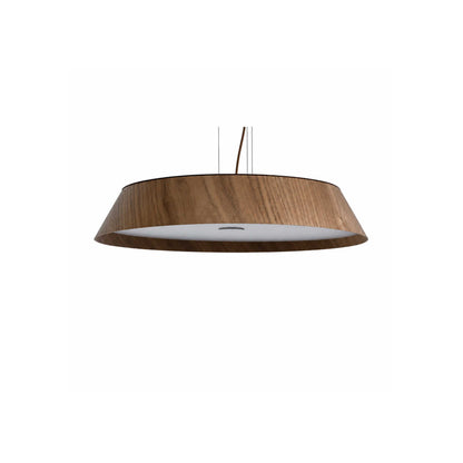 VK Light Woody LED függesztett, kerek, fa lámpa