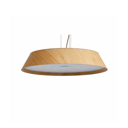 VK Light Woody LED függesztett, kerek, fa lámpa