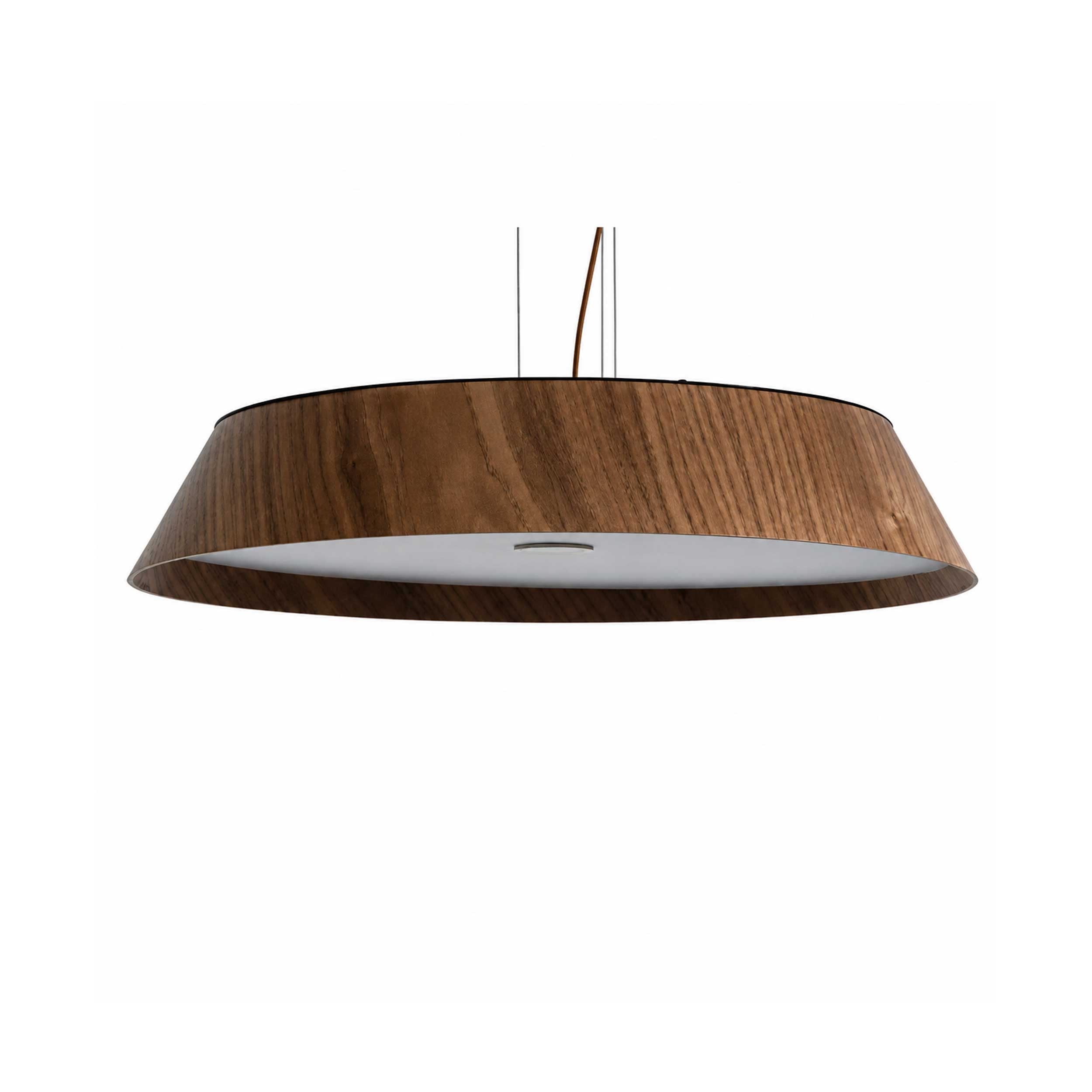VK Light Woody LED függesztett, kerek, fa lámpa