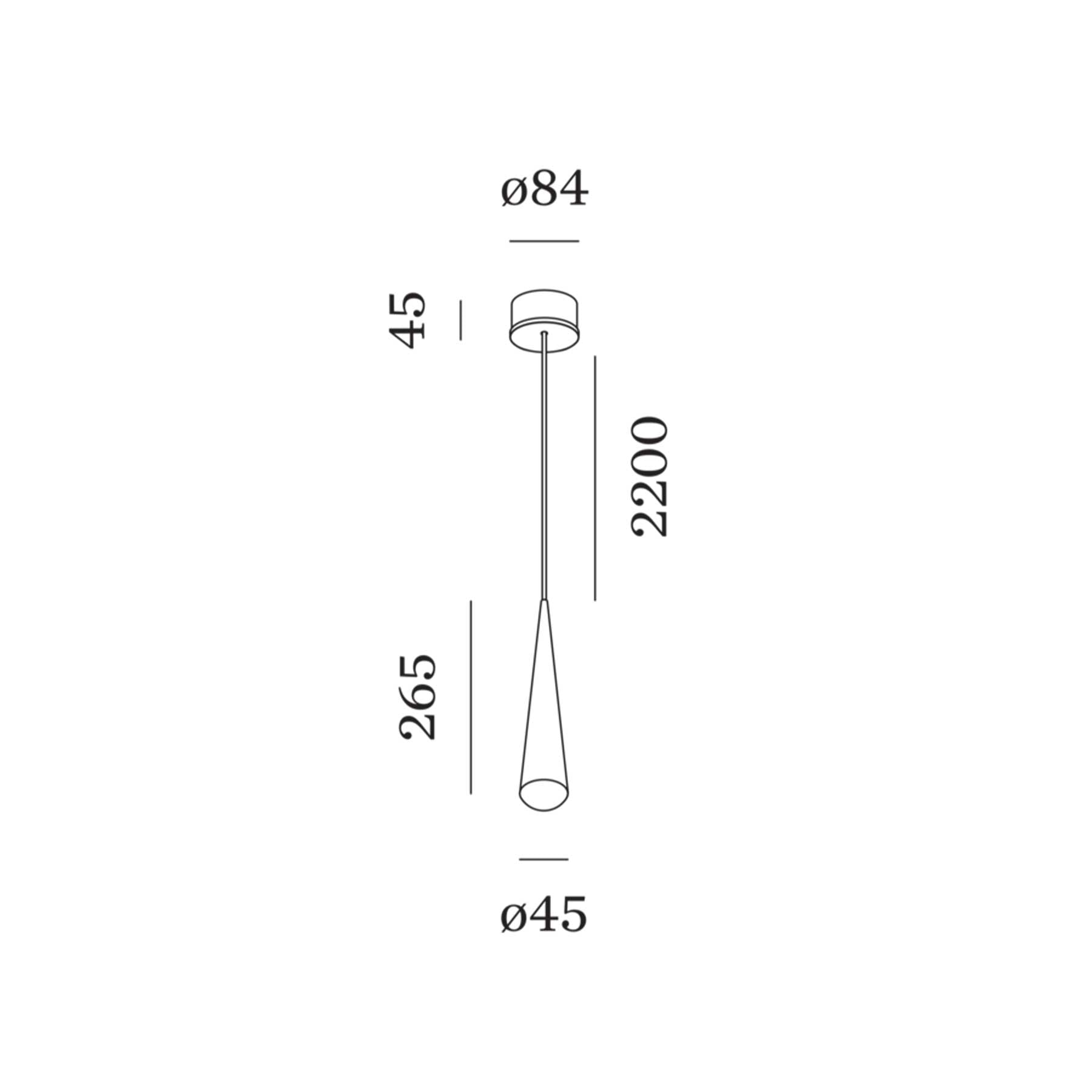 Wever and Ducré Cone LED závěsné svítidlo
