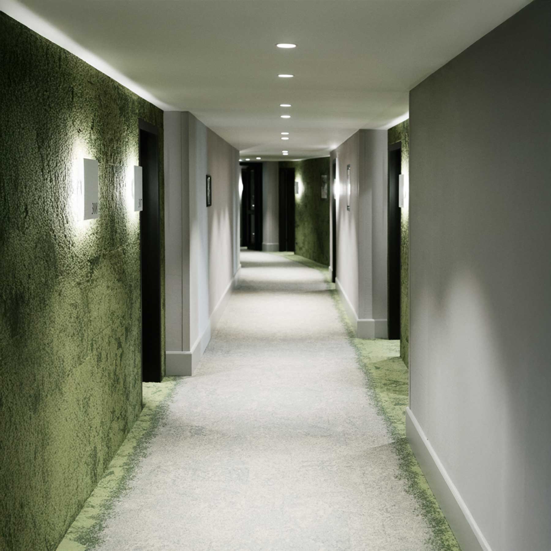 Wever and Ducré MILES LED nástěnné čtvercové svítidlo