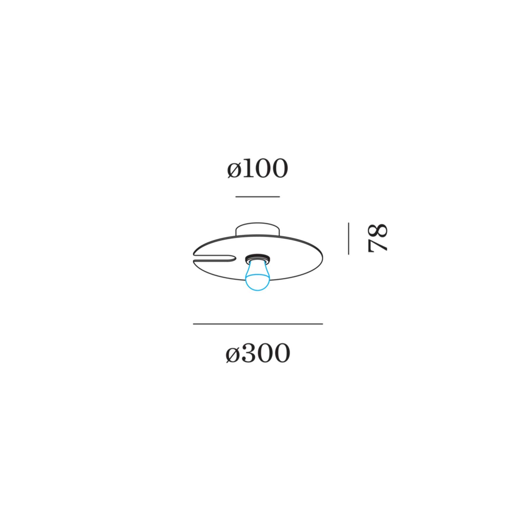 Wever and Ducré MIRRO přisazené svítidlo