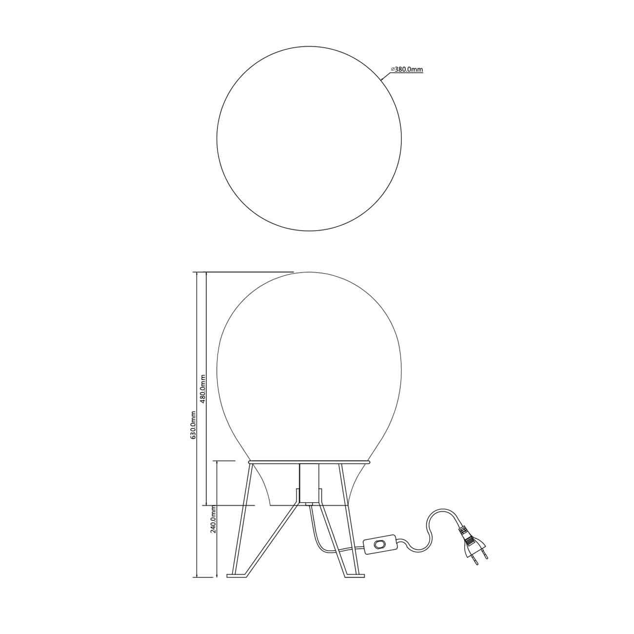 Faneurope Azuma E27 stojací svítidlo