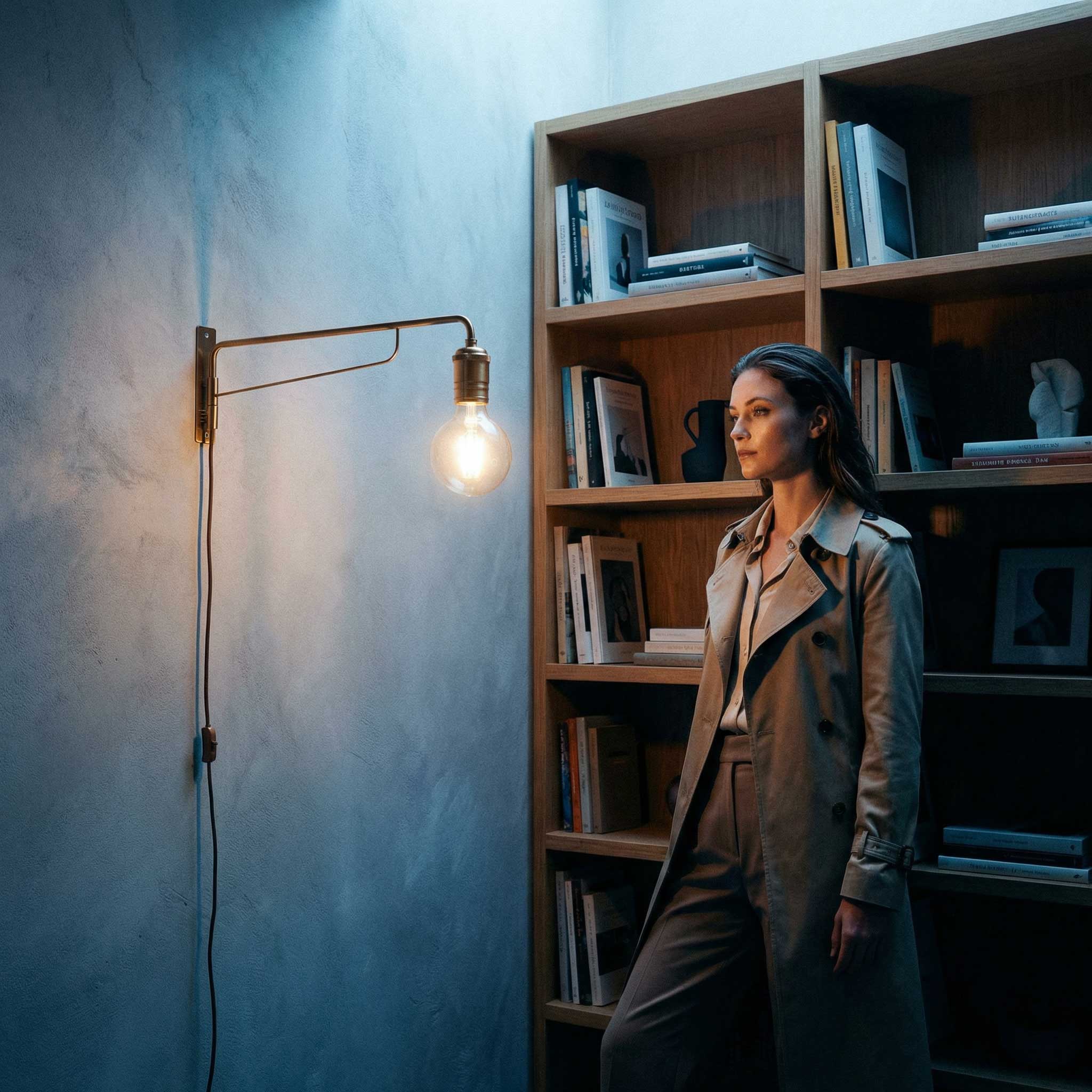 Ideal lux Triumph E27 fali lámpa