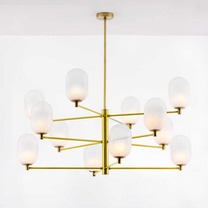 Nova Luce Balor G9 skleněný závěsný lustr