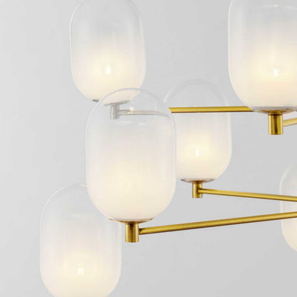 Nova Luce Balor G9 skleněný závěsný lustr