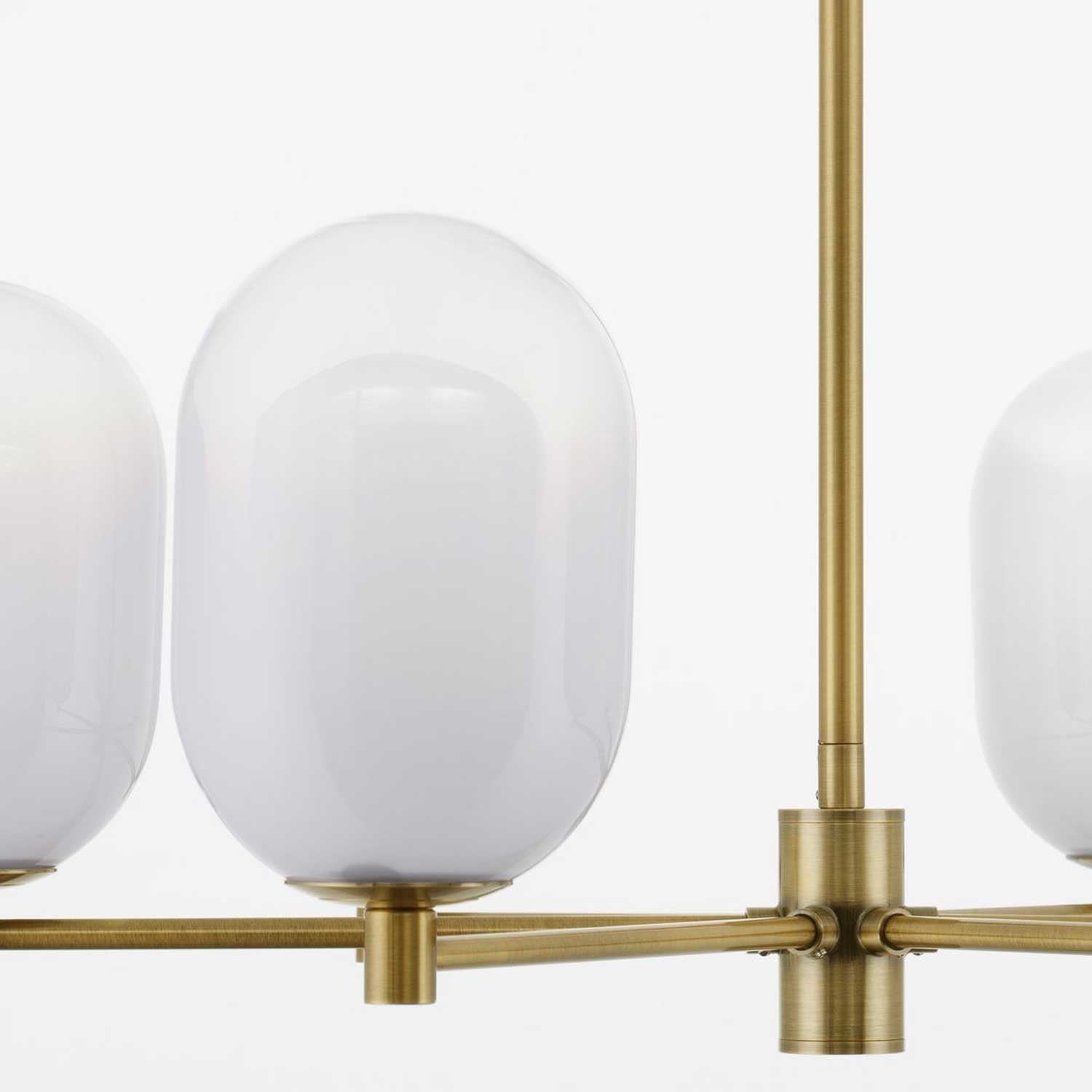 Nova Luce Balor G9 skleněný závěsný lustr