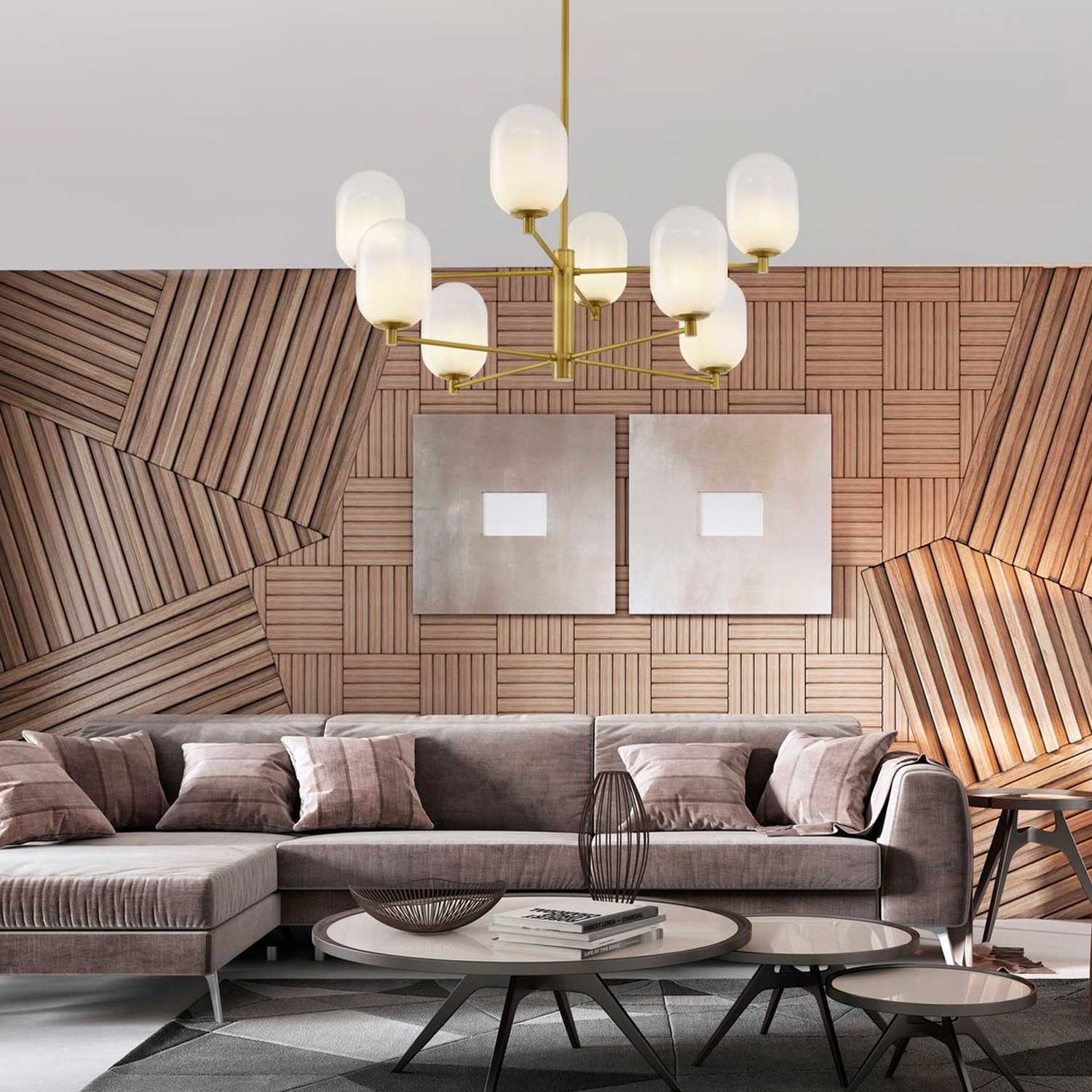 Nova Luce Balor G9 skleněný závěsný lustr