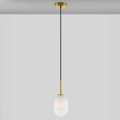 Nova Luce Chrysi G9 skleněné závěsné svítidlo zlaté