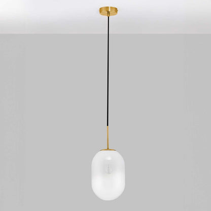 Nova Luce Chrysi G9 skleněné závěsné svítidlo zlaté