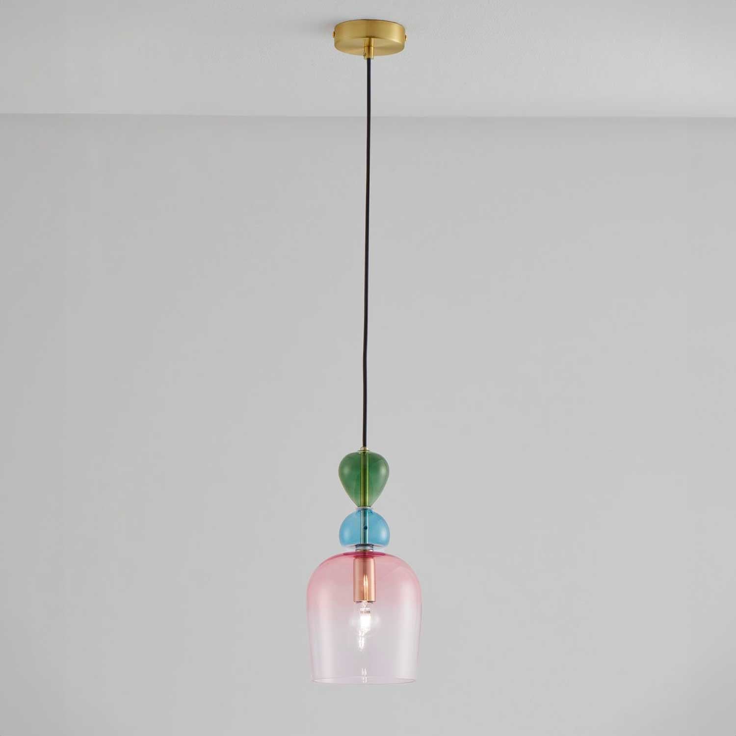 Nova Luce Murano E14 skleněné závěsné svítidlo