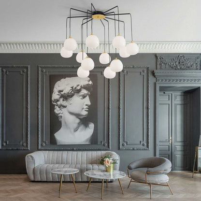 Nova Luce The Egg G9 skleněné závěsné svítidlo