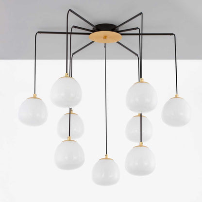 Nova Luce The Egg G9 skleněné závěsné svítidlo