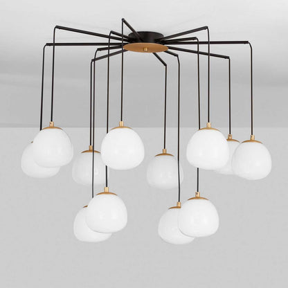 Nova Luce The Egg G9 skleněné závěsné svítidlo