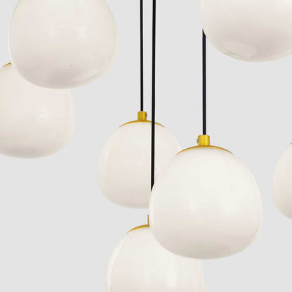 Nova Luce The Egg G9 skleněné závěsné svítidlo