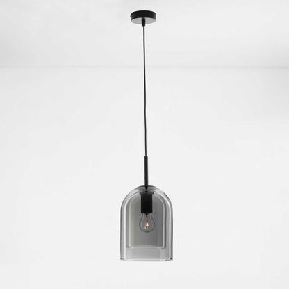 Nova Luce Velor single E27 skleněné závěsné svítidlo