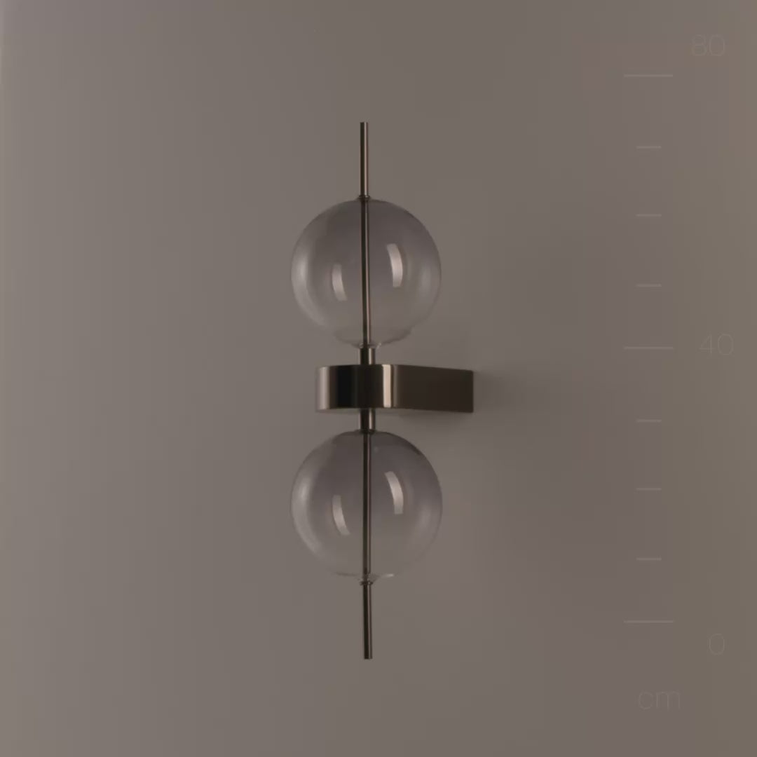 Maytoni Double Moon LED fali lámpa