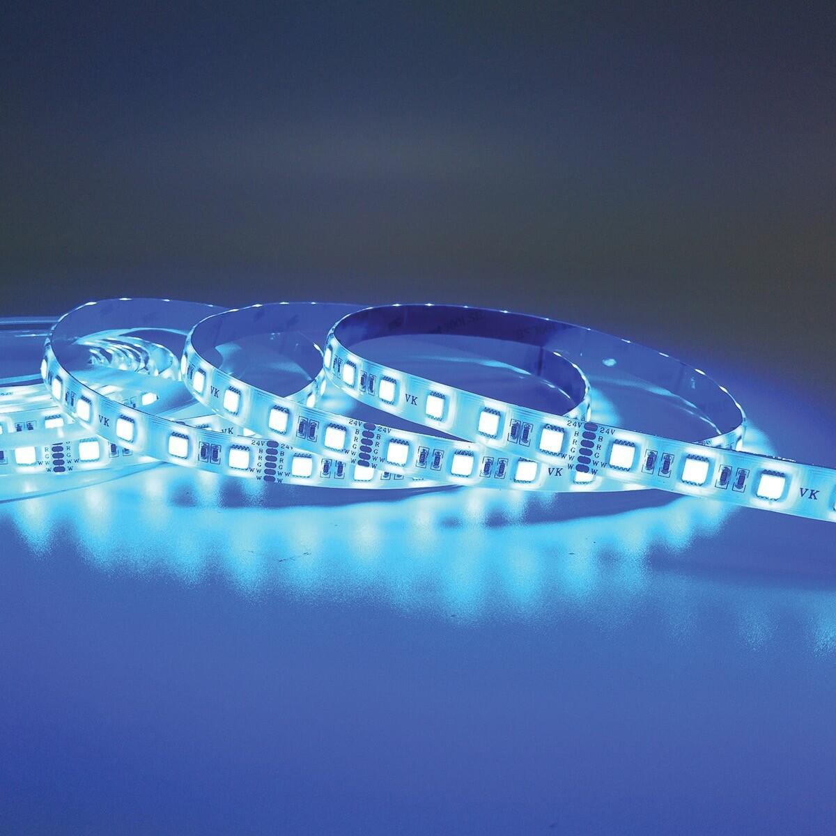 RGB+CCT LED szalag 24 V, 18 W/m, CRI90, IP20, 2400 K–6000 K (5 m)