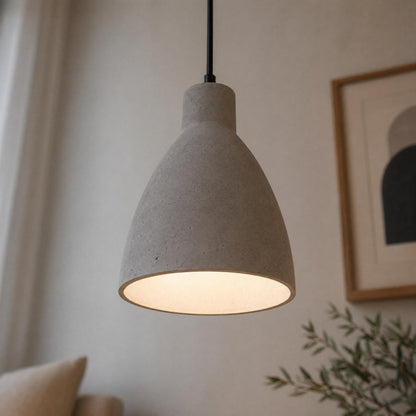 VK Light Remy E27 függesztett beton lámpa