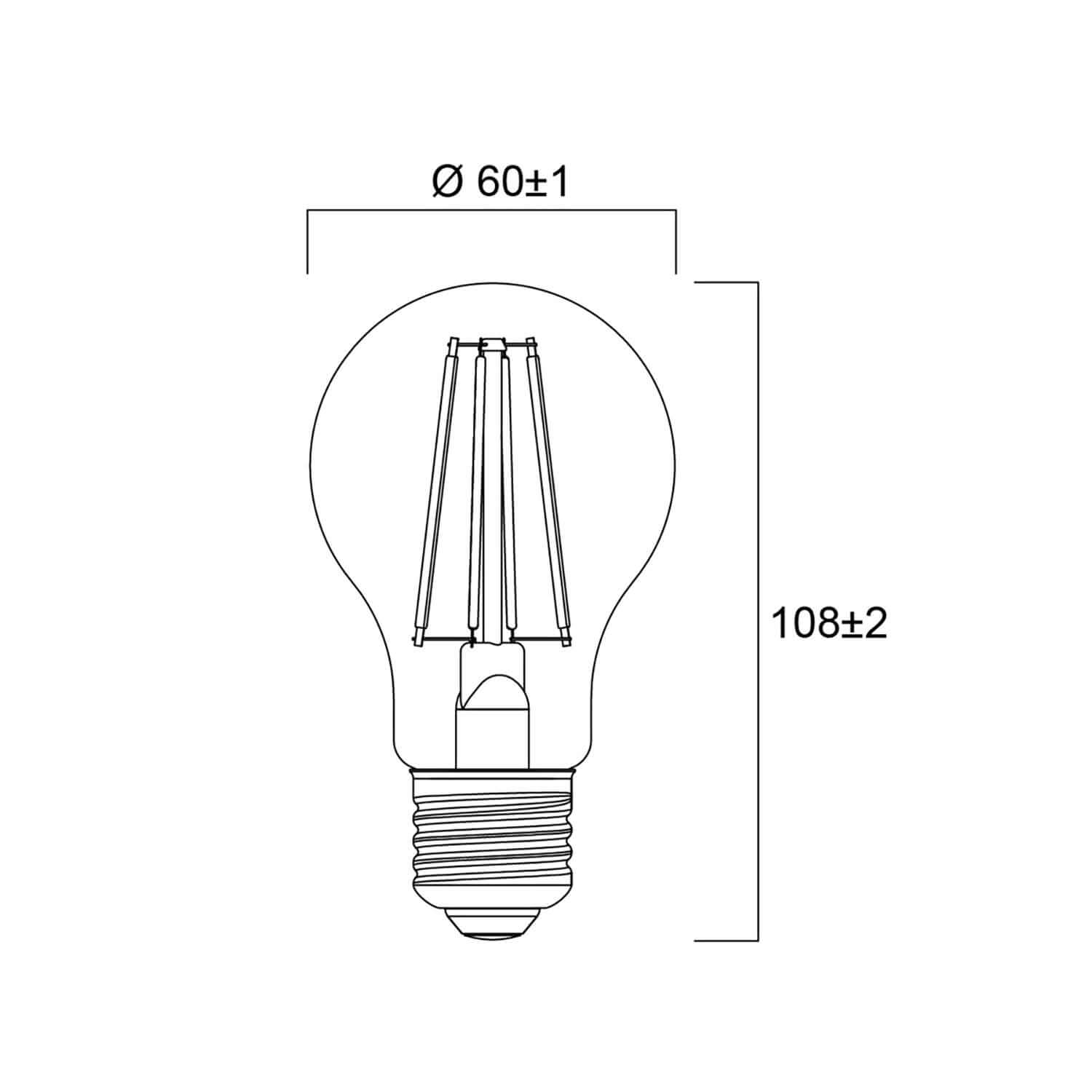 LED žárovka Sylvania RETRO E27 2700K 4.5W