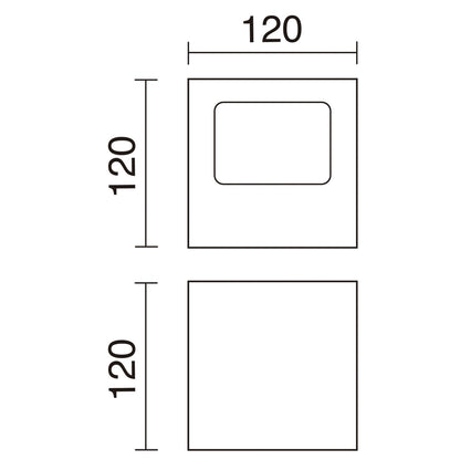 Exo Wall Brick UP/DOWN LED nástěnné svítidlo bílé