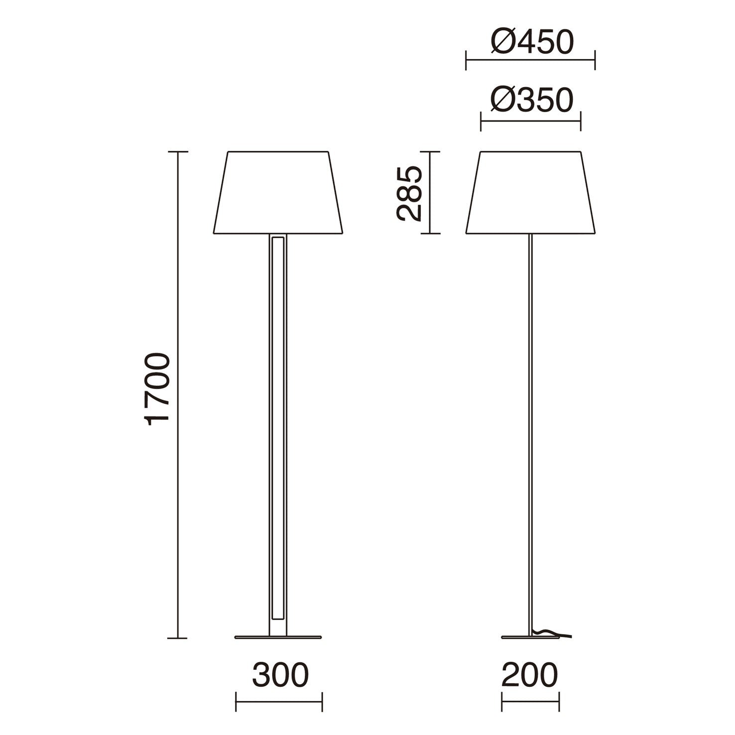 Exo Classical F E27 stojací svítidlo zlaté