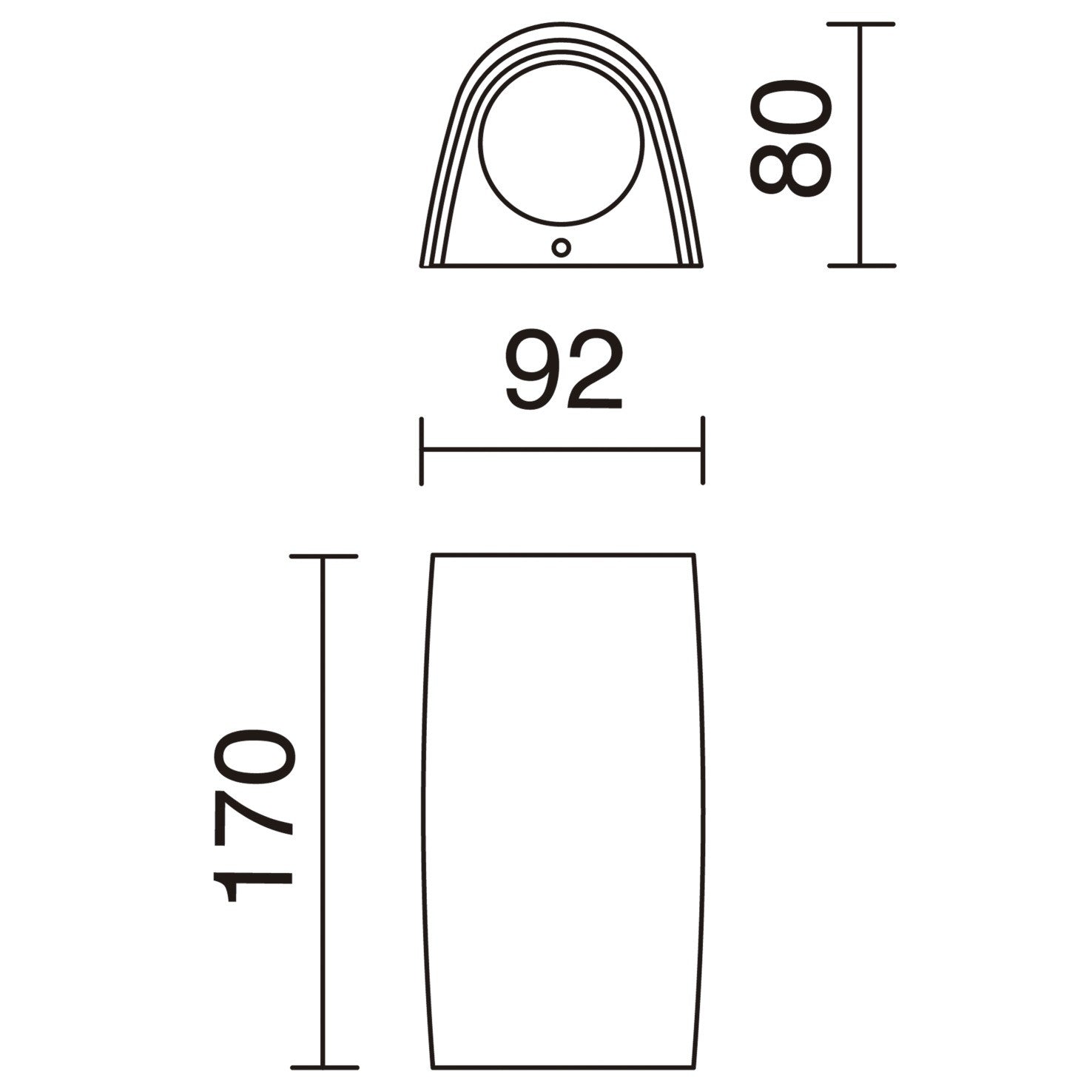 Dopo Estel GU10 LED přisazené svítidlo černé