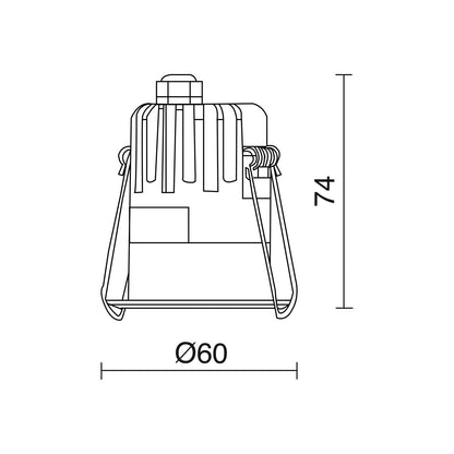 Indeluz Jano Smooth LED zápustné svítidlo