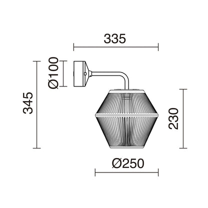 Cristher Nell LED přisazené svítidlo