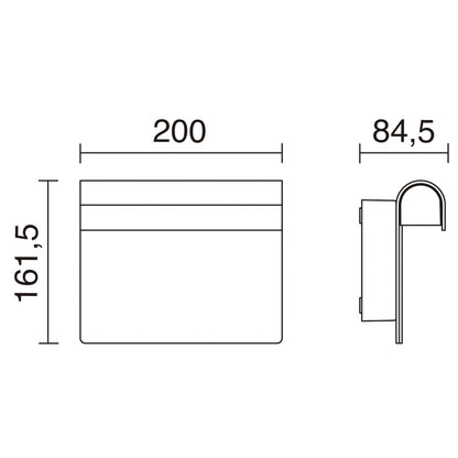Dopo Number LED přisazené svítidlo