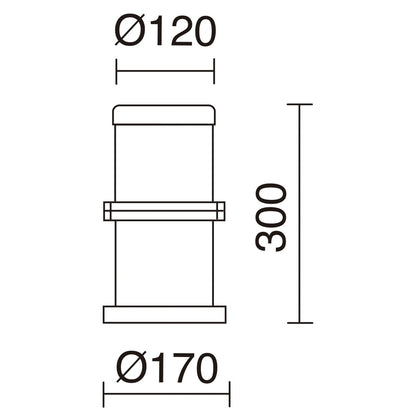 Dopo Omo E27 sloupkové svítidlo hnědé
