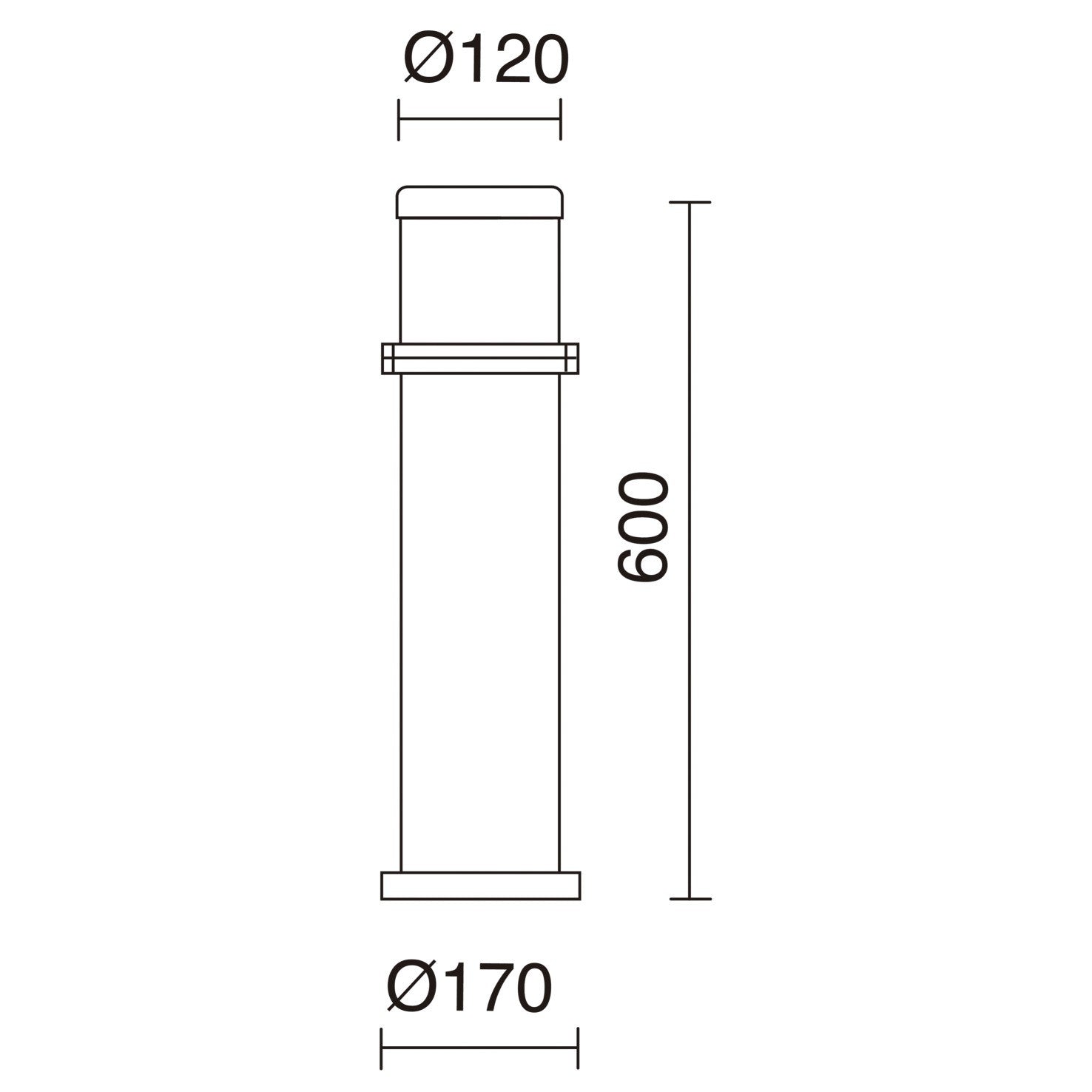 Dopo Omo E27 sloupkové svítidlo zelené