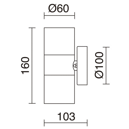 Dopo Stan W GU10 přisazené svítidlo