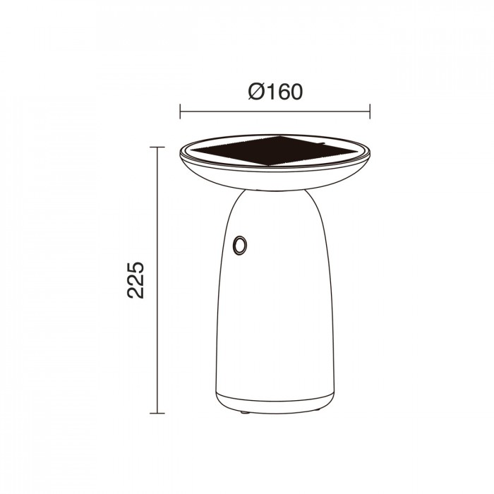 Dopo Versa LED přenosná lampa solární